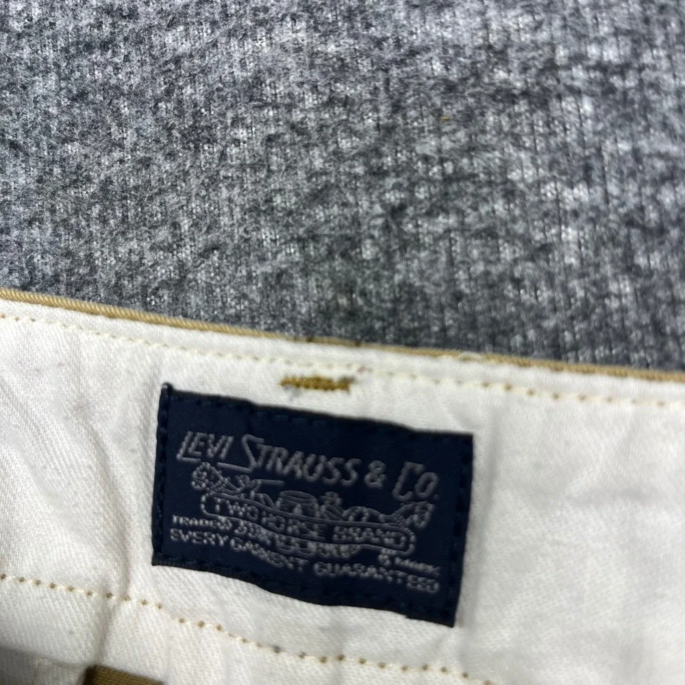 Levi Strauss Pants Mens‎ 32x32 Fits 34x31 Tan Chino Khaki Stretch Twill Trousers